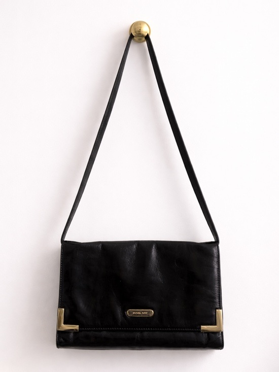 Michael Kors Handbags - Michael Kors Black Leather Y2K Shoulder Bag